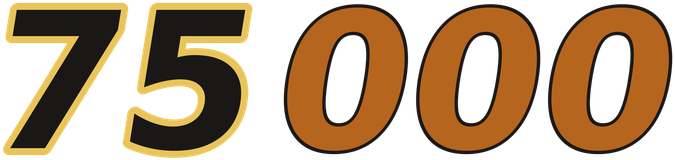 75000 logo